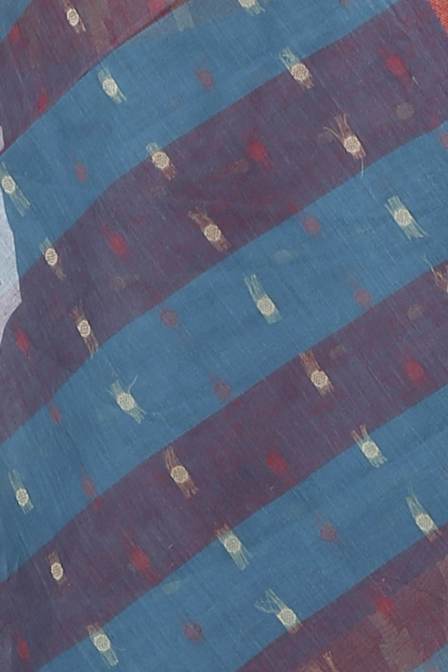 Bottel Green Pure Cotton Jamuna Tant Saree (1310)